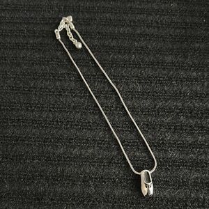 Retired Brighton Silver Necklace with Shoe Pendant
